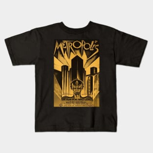 Metropolis Vintage Poster 1927 Kids T-Shirt